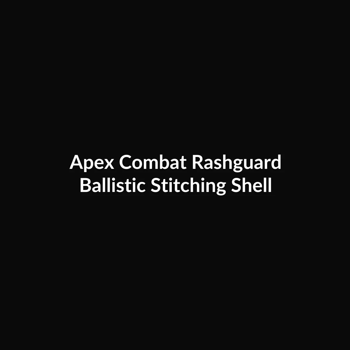 Apex Combat Rashguard